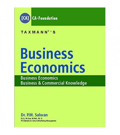 Taxmanns Business Economics for CA-CPT Chartered Accountant - SchoolChamp.net